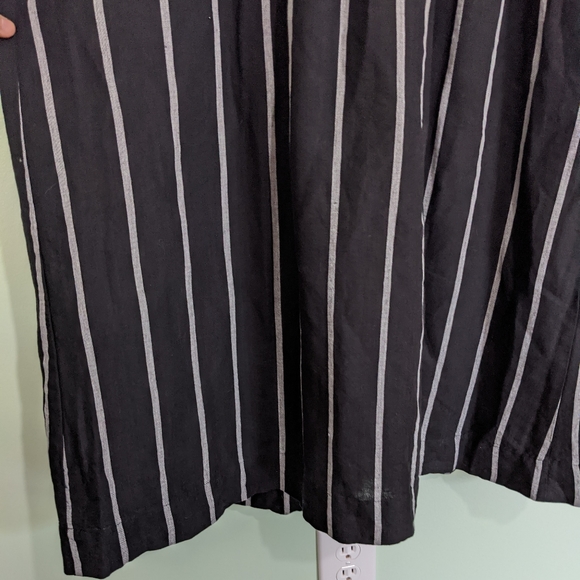 NWT Gap Button Front Striped Midi Dress - Picture 10 of 13